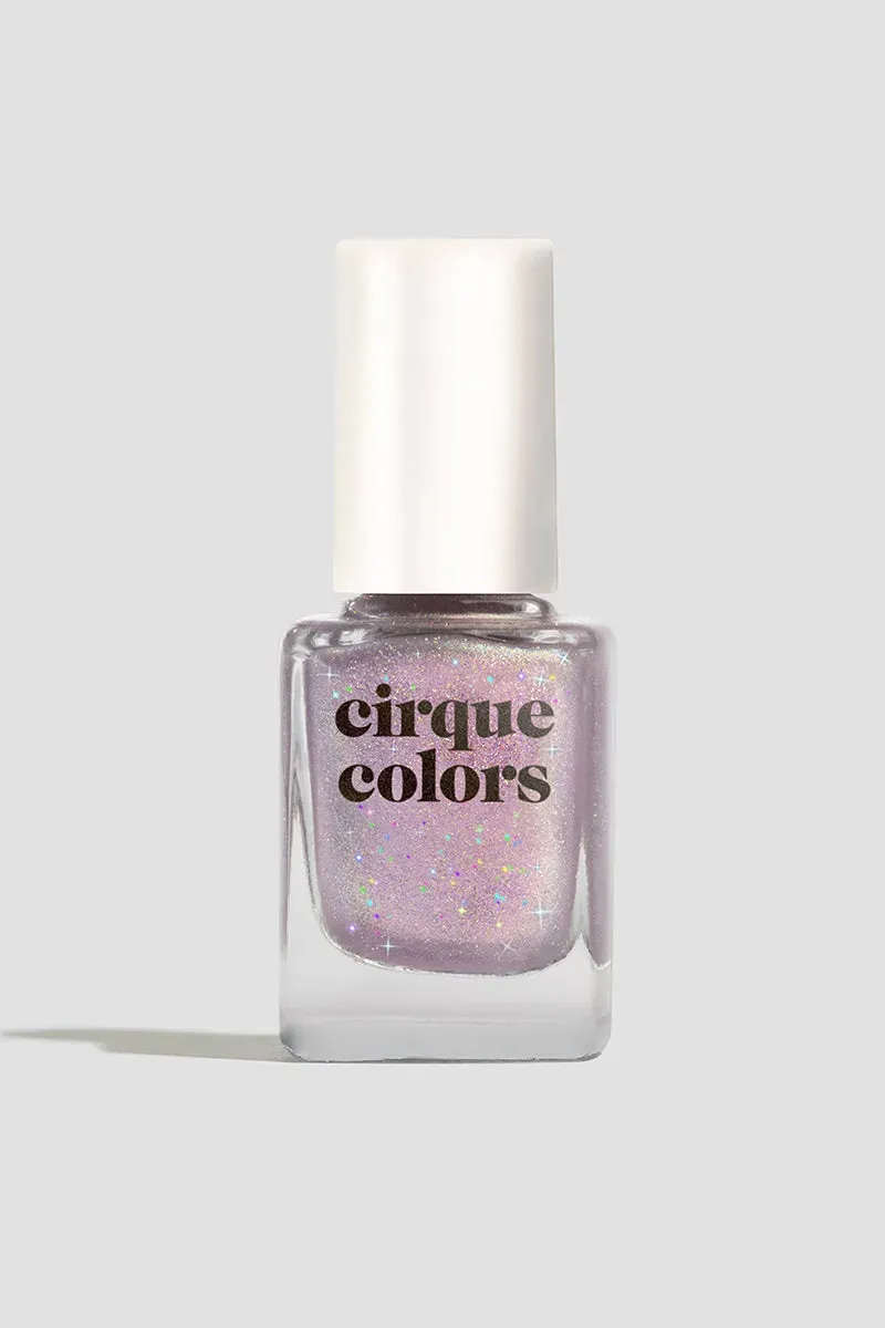 Cirque Colors Coquette nagellack topper glitter lila