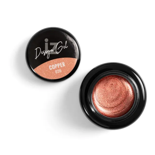 Iz Beauty Design Gel Copper DG026 5g metallic