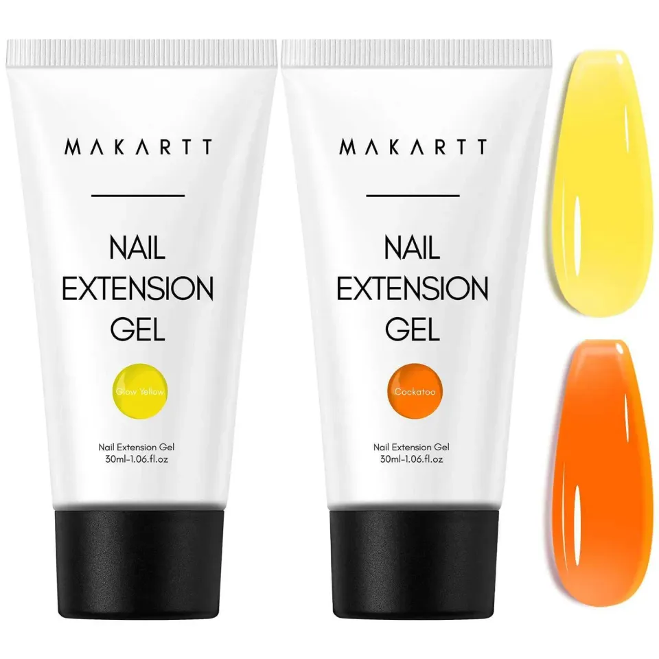 Makartt Polygel Förlängning 2x30ml Light Nude Dark