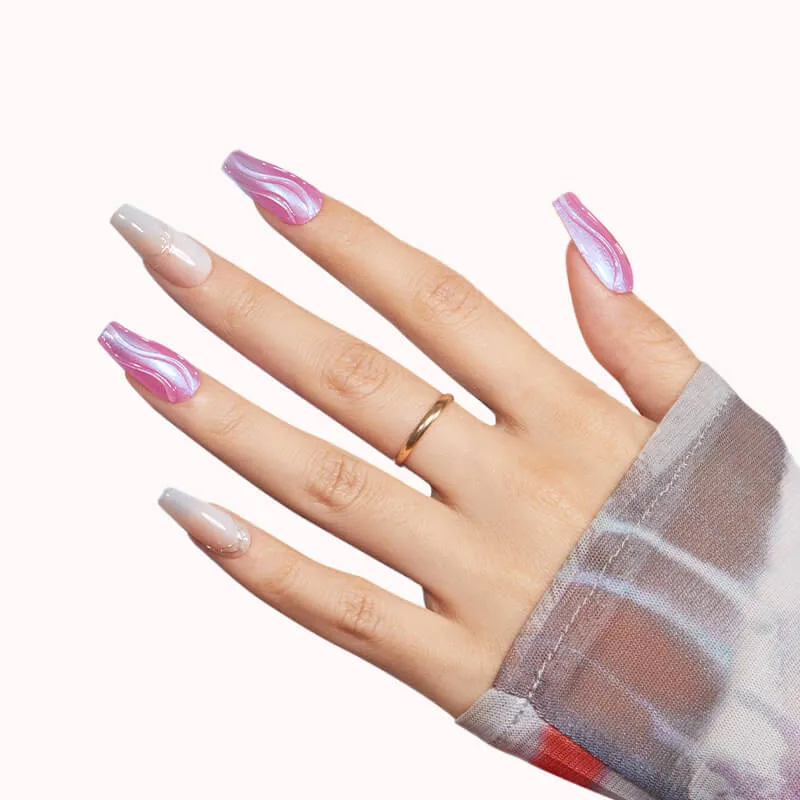 Modelones Moonicorn nagellack lila shimmer