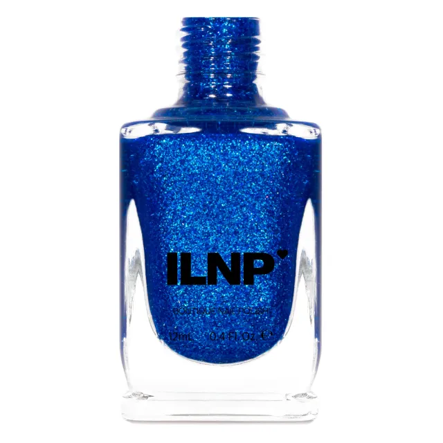 ILNP Cabana Deep Dive nagellack blå holografisk