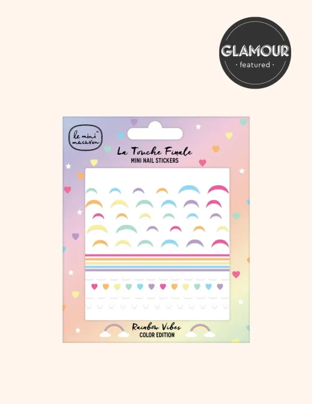 Le Mini Macaron Rainbow Vibes nagelstickers mini