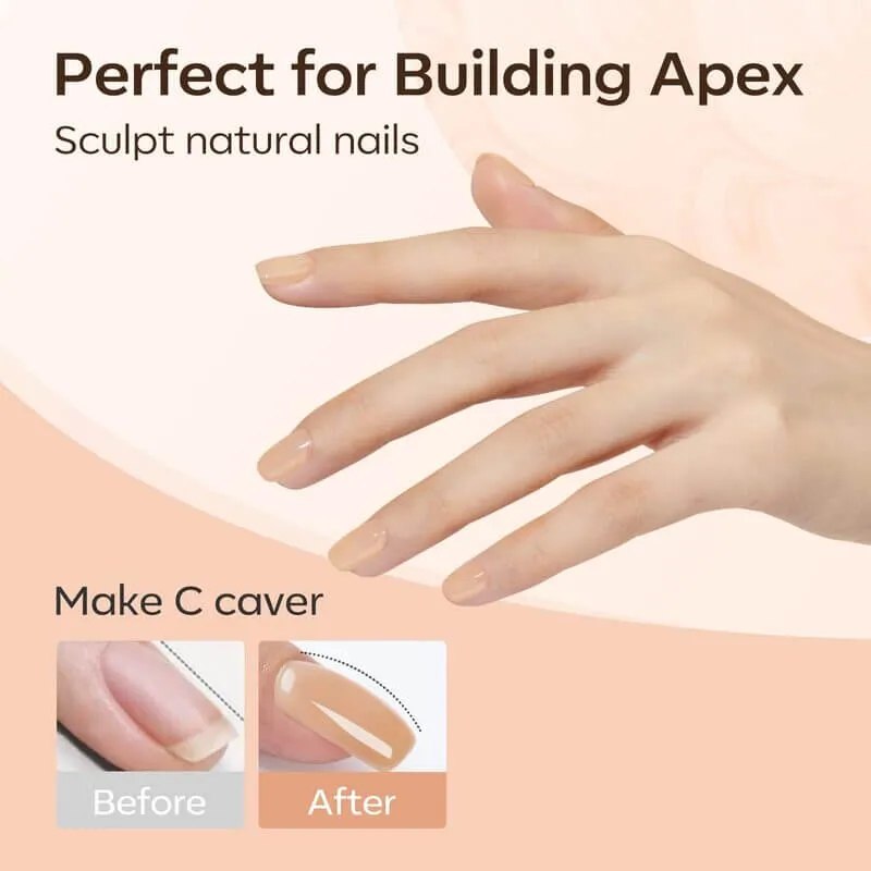 Modelones Builder Gel Skin Tone nagelgel set 6x7ml nude