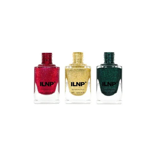 ILNP Holiday Bundle nagellacksset 3-pack fest