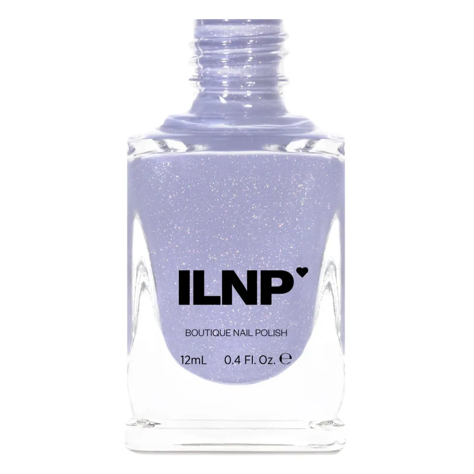 ILNP Scrunchie nagellack dammig lavendel holo