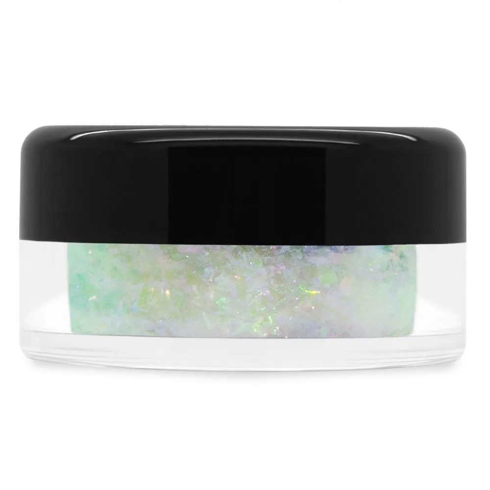 Iz Beauty Nebula chrome flakes grön-blå guld