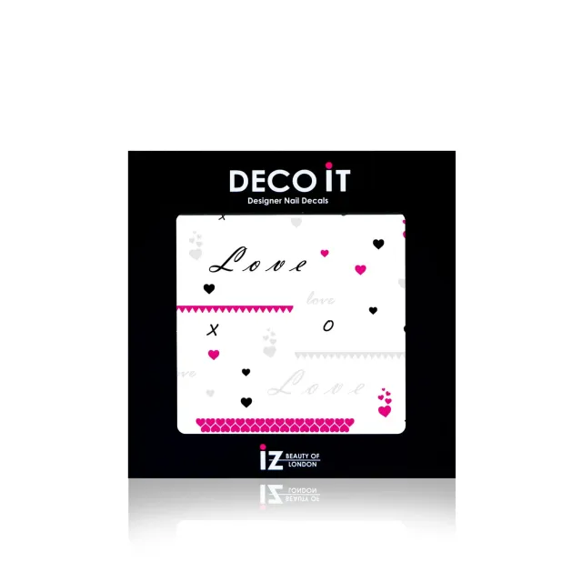 Iz Beauty Love Hearts nageldekaler mini hjärtan 30-pack
