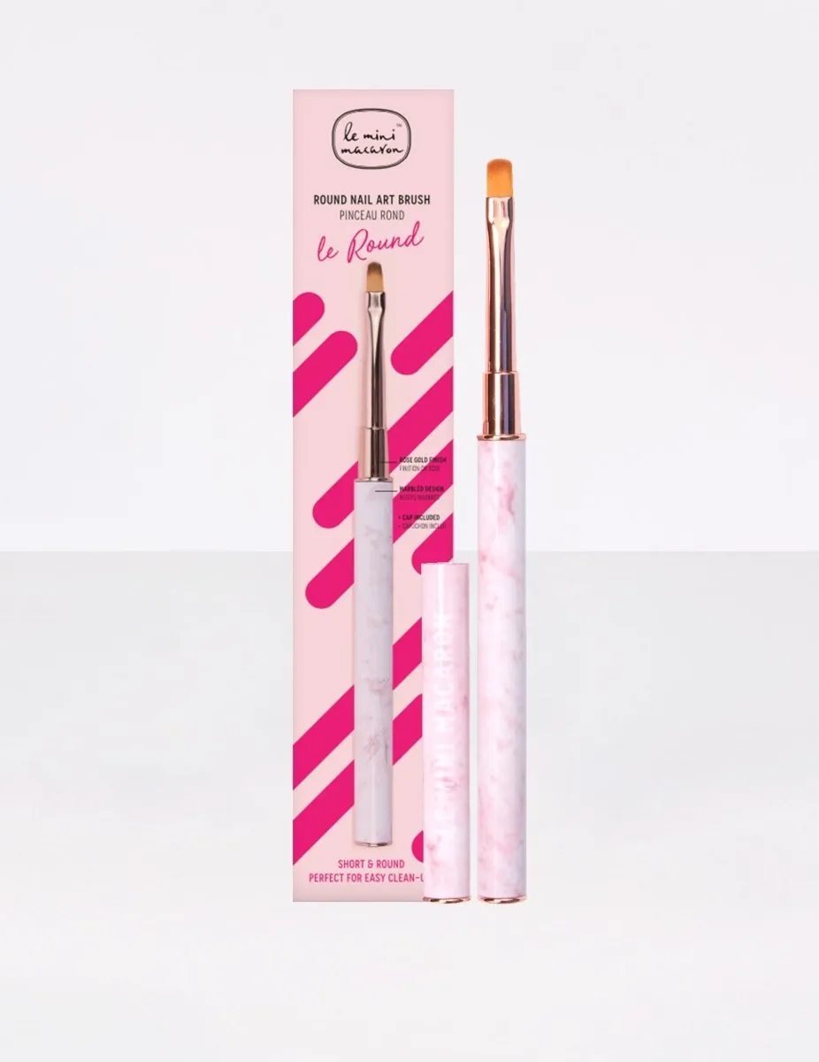 Le Mini Macaron Le Round Brush nagelborste nail art