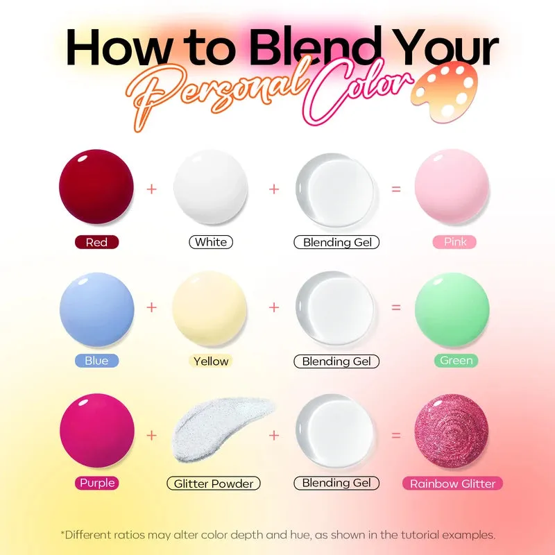 Modelones Mixing Gel 50 ml glitter ombre