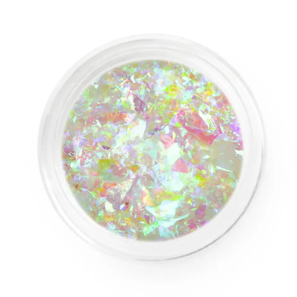 Iz Beauty Asteroid Chrome Flakes nagelflagor skimrande