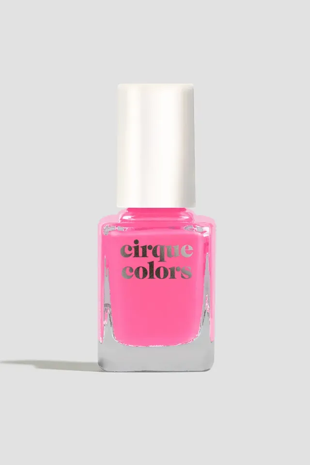 Cirque Colors Valley of the Dolls nagellack neonrosa