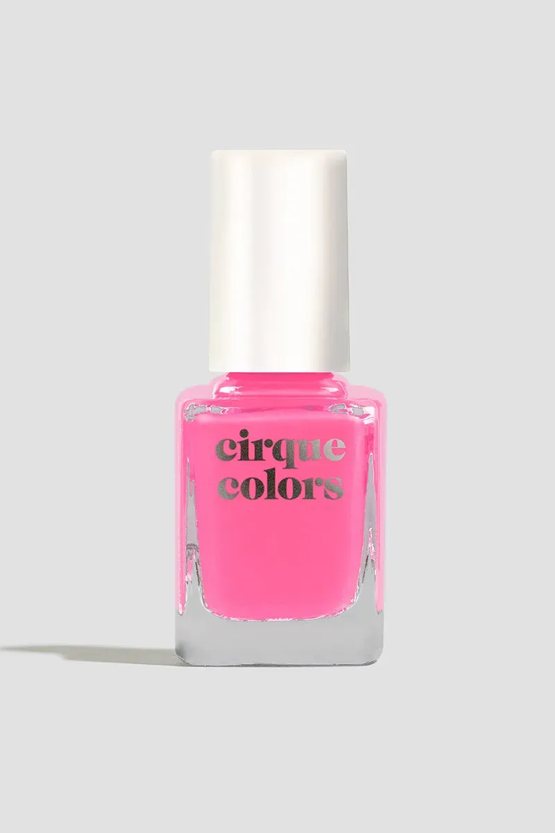 Cirque Colors Valley of the Dolls nagellack neonrosa