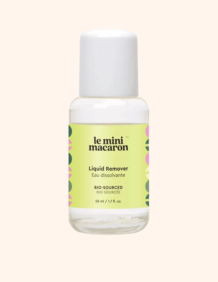 Le Mini Macaron Liquid Remover nagellacksborttagning acetonfri