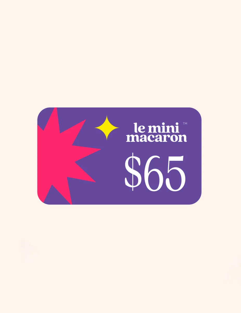 Le Mini Macaron presentkort naglar digitalt