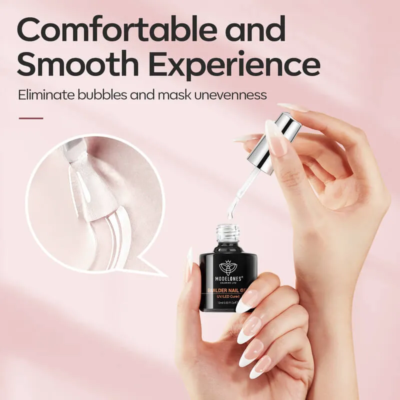 Modelones 8-in-1 Builder Gel duo clear nude
