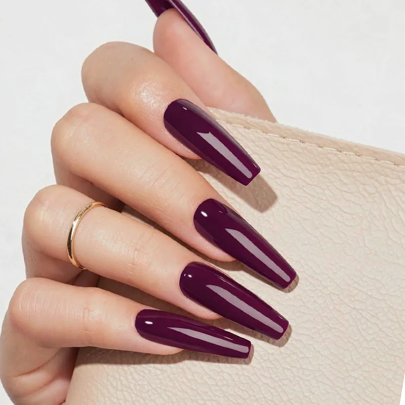 Modelones Dark Plum gellack 15 ml krämig HEMA-fri