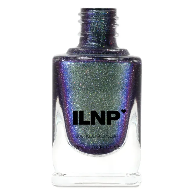 ILNP Bundled Up nagellack lila holografisk