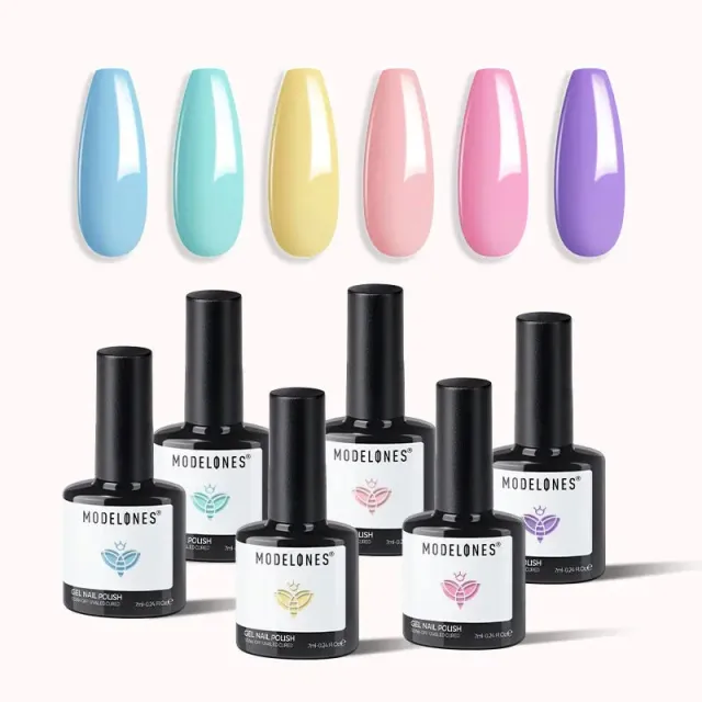 Modelones New Romantics gellack 6-pack pastell