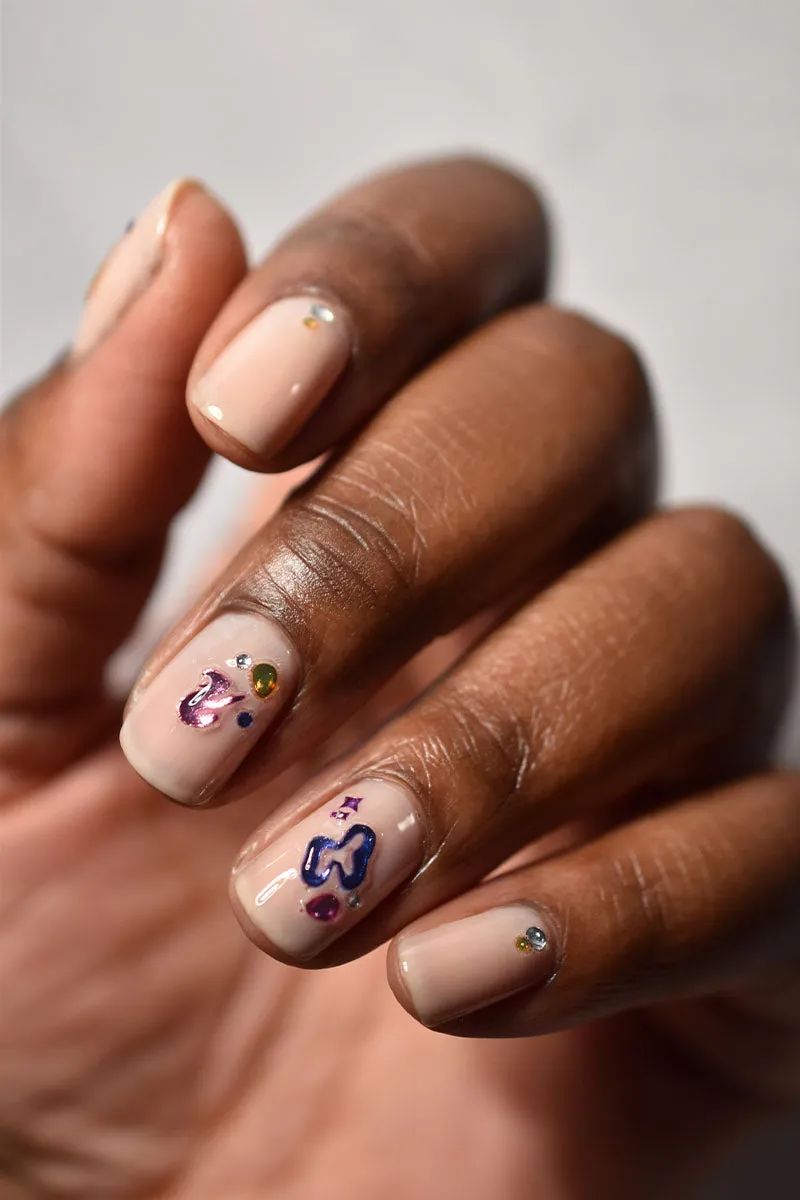 Cirque Colors Molten Metal nagelstickers 3D