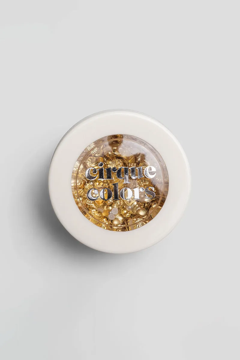 Cirque Colors Gold Coquille nagelcharms guld