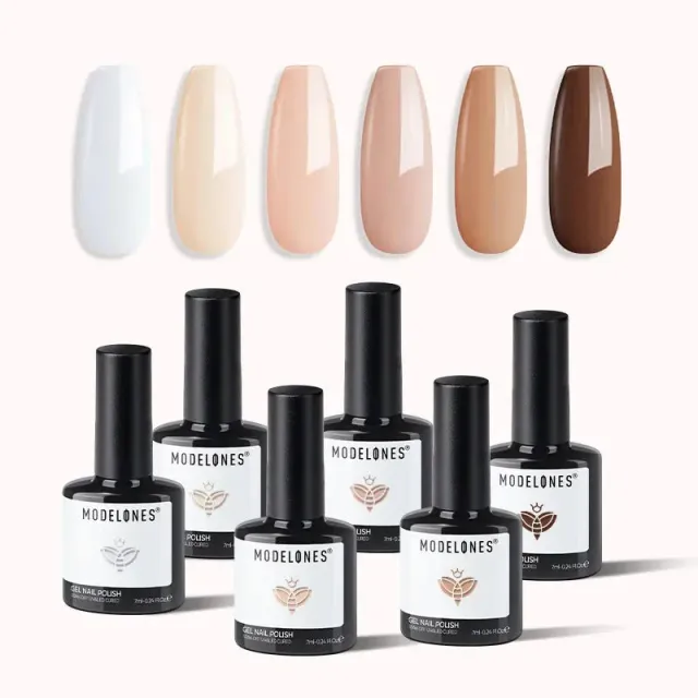 Modelones Fall Lovers gellack 6-pack höst krämig