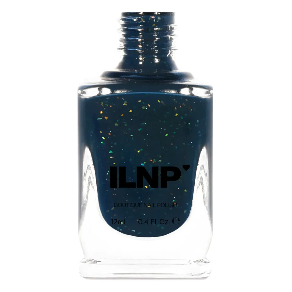 ILNP After The Rain Drizzle nagellack midnattsblå