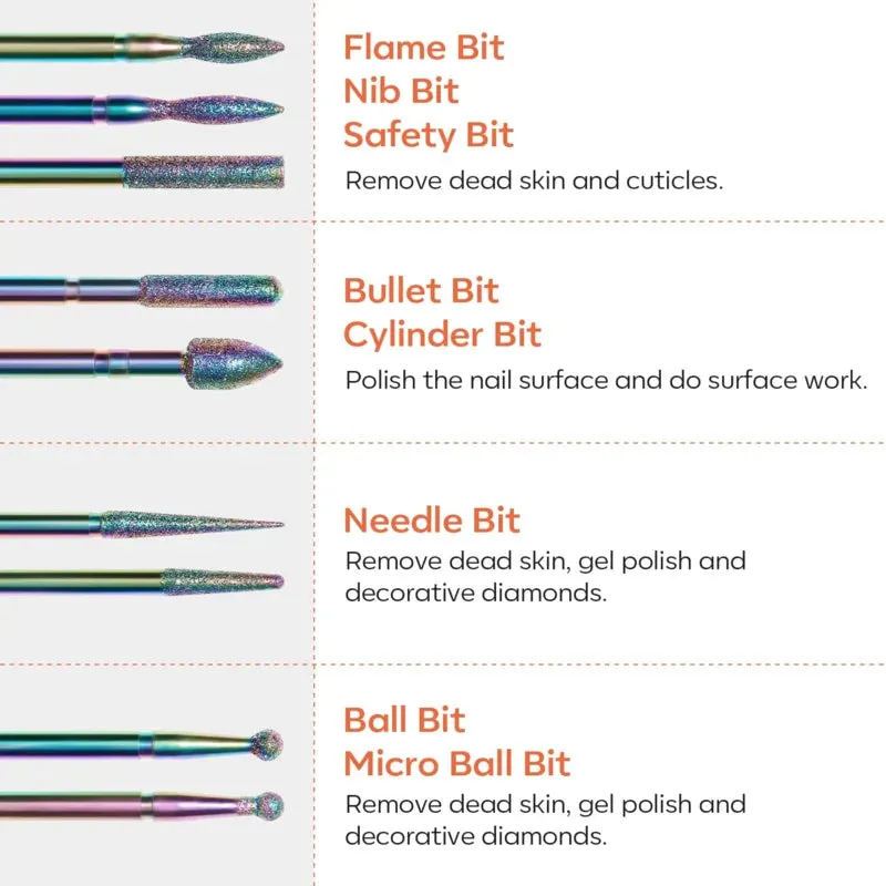 Modelones nagelborr bits-set 24 delar 3/32" universal