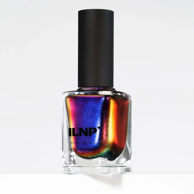 ILNP Cygnus Loop nagellack krom lila-orange