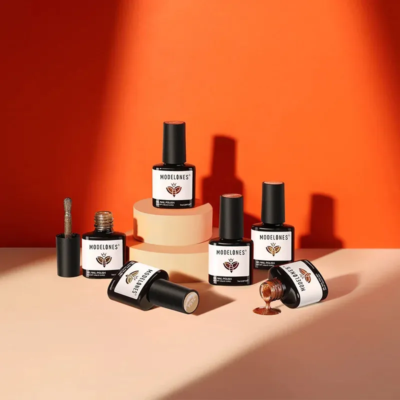 Modelones Before Sunset gellack 6-pack orange cat eye
