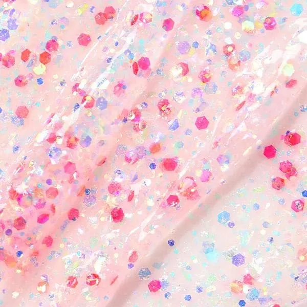 modelones Poly Nail Gel Kaleidoscope polygel glitter rosa