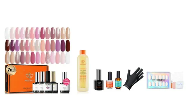 Modelones Glaze Glow gellack set 20 nyanser kräm