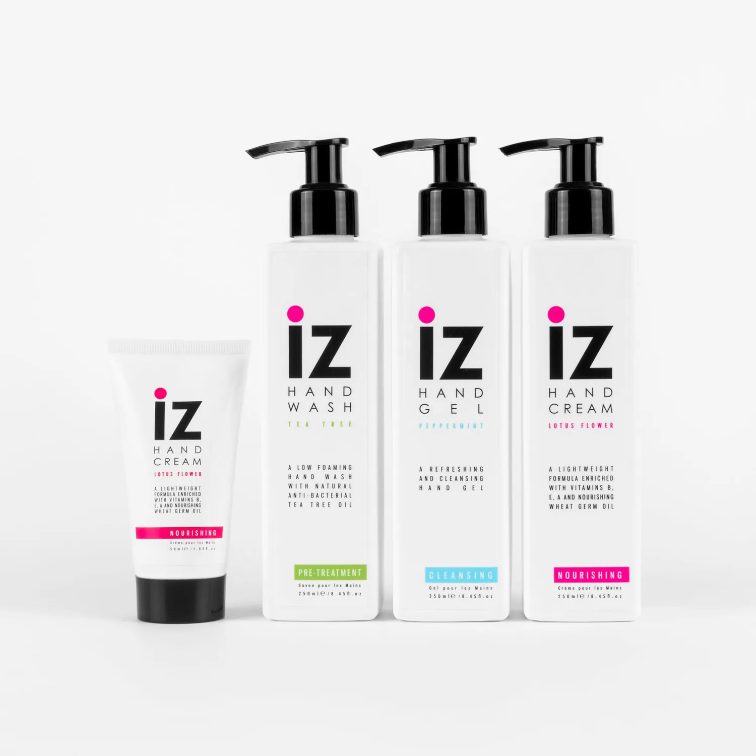 Iz Beauty Hand Care presentkit handtvål kräm gel 4-delar