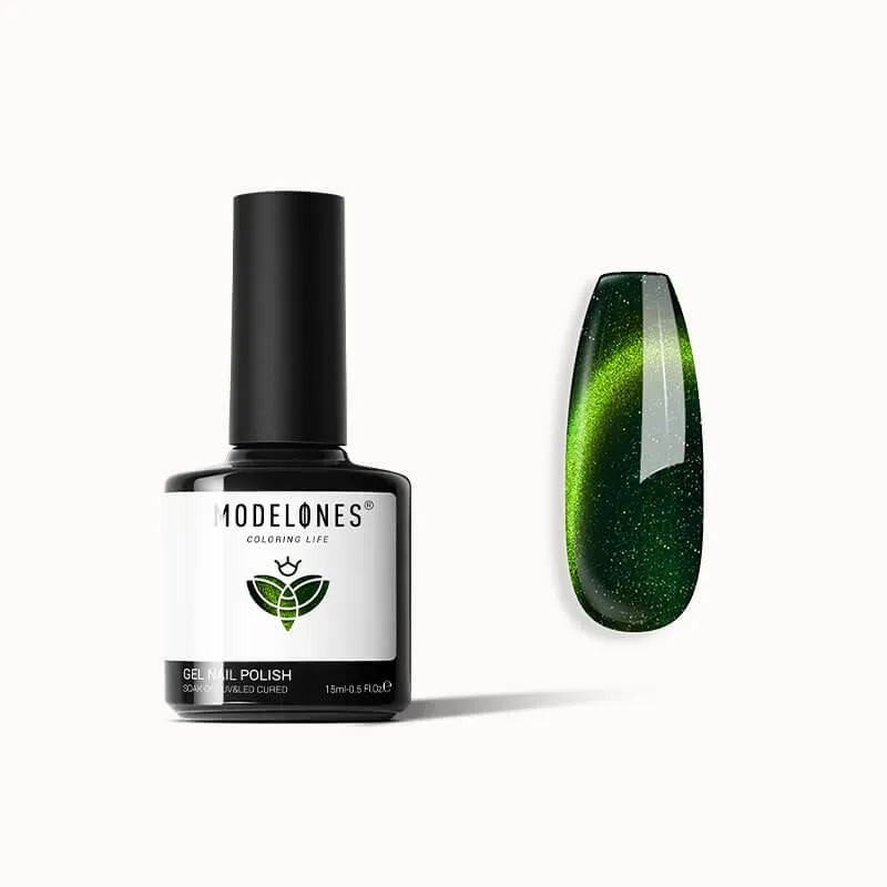 Modelones Inspire Gel Emerald Forest gellack 15 ml smaragd cat eye