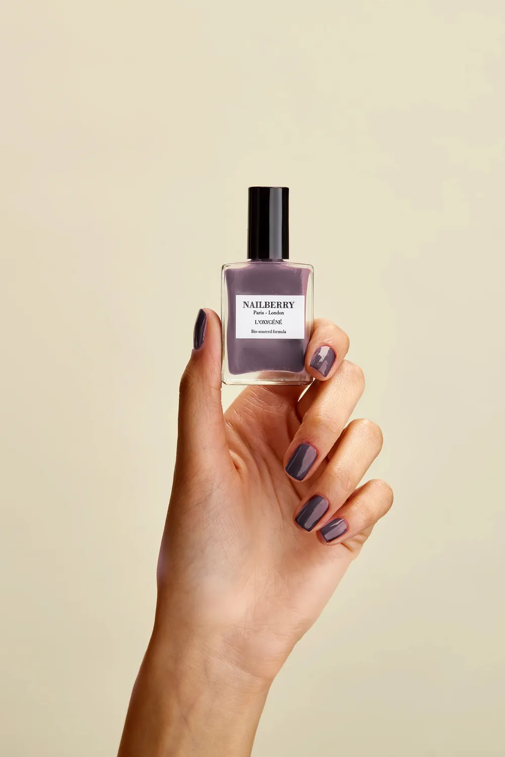 Nailberry Peace nagellack 15 ml lavendelgrå täckande