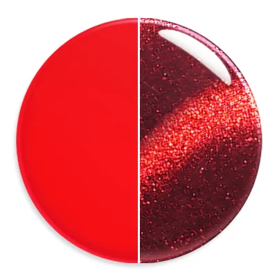 Modelones Ruby Romance gellack 2-pack röd cat eye