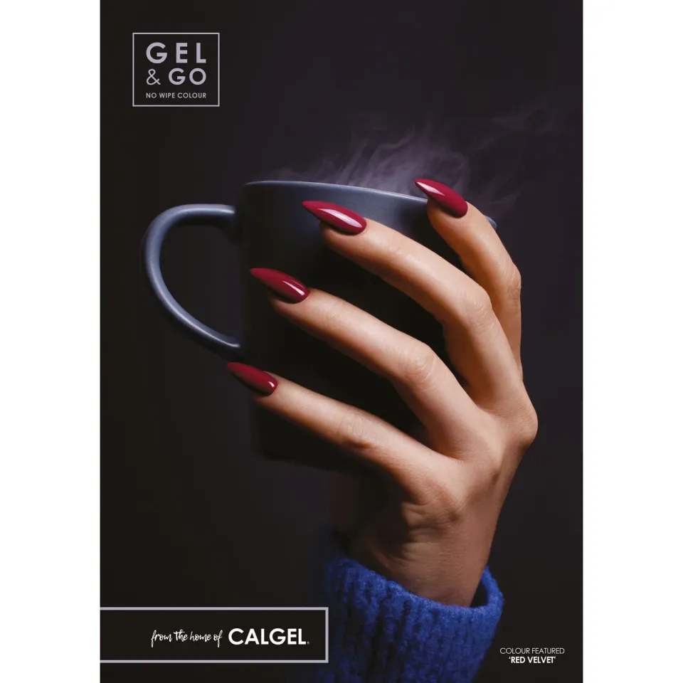 Iz Beauty GEL&GO Red Velvet affisch A2 salong