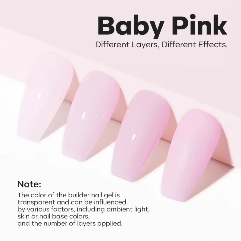 Modelones Builder nagelgel baby pink 15ml krämig