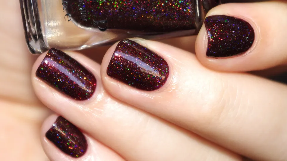 ILNP Overnight Bag nagellack holografisk brun