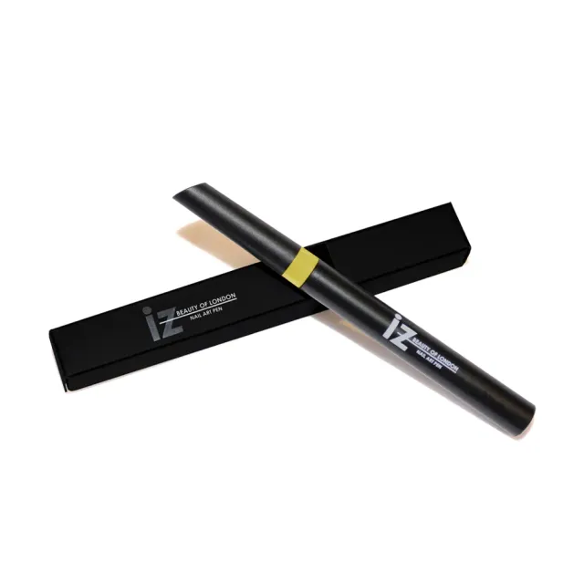 Iz Beauty Yellow nagelpenna senapsgul fin spets