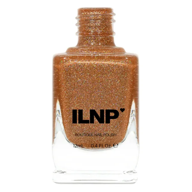 ILNP Ultra Holo Uptown nagellack bränd orange