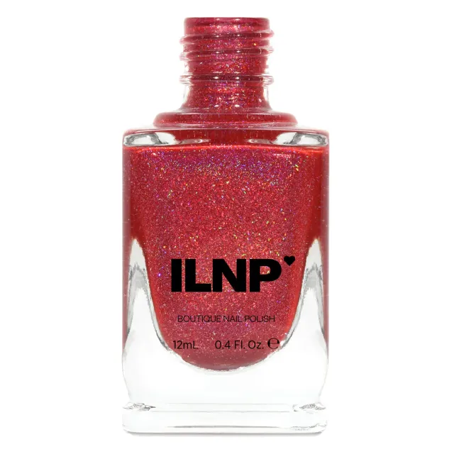 ILNP Closure nagellack äppelröd ultra holo