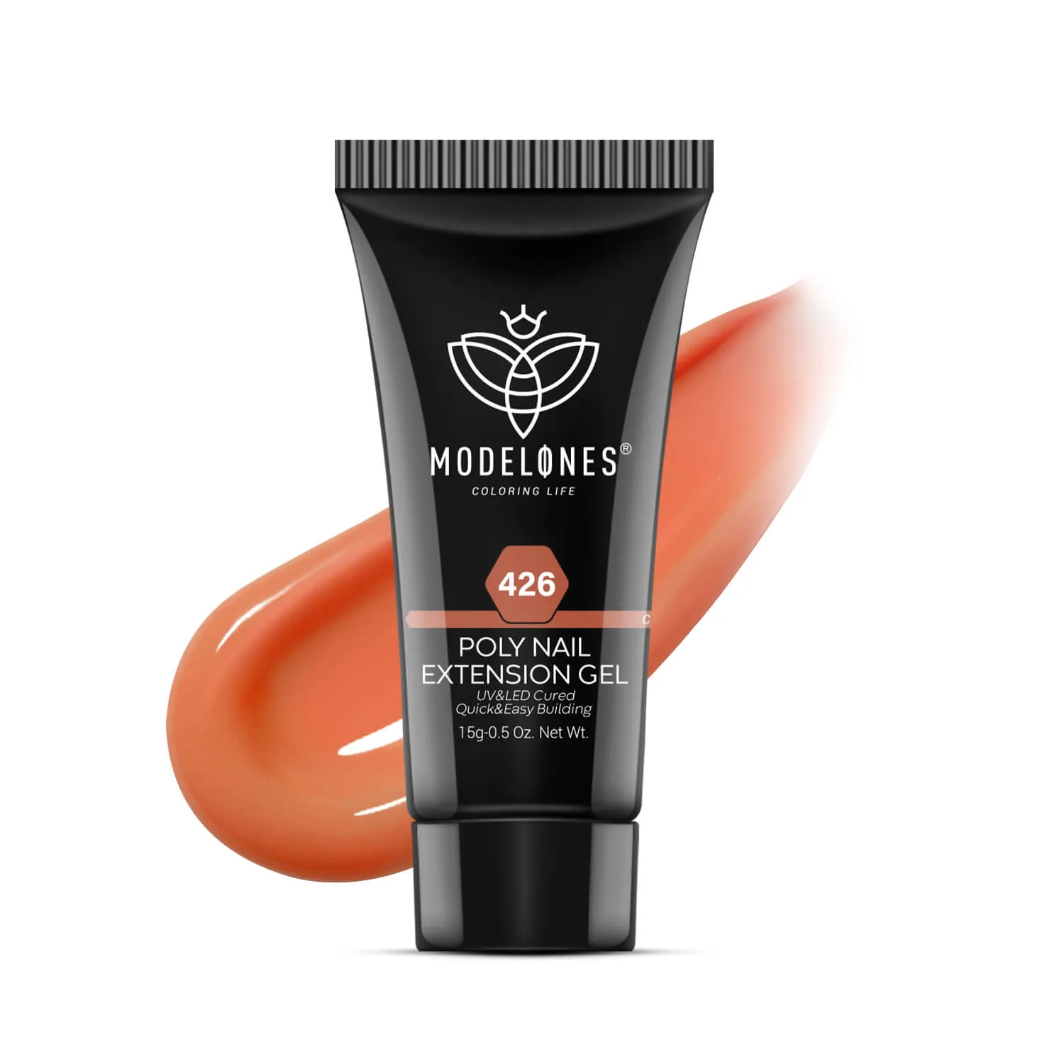 Modelones Fiery Tangerine polygel 15g orange krämig