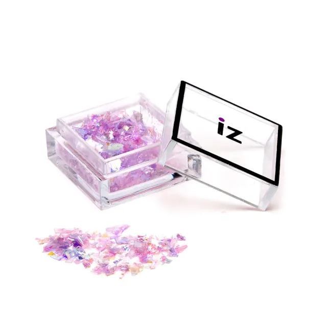 Iz Beauty Mirror nagelflagor lila iridescent