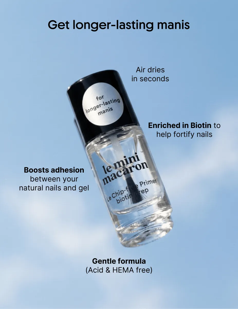 Le Mini Macaron Chip-Free Primer nagelprimer syrafri