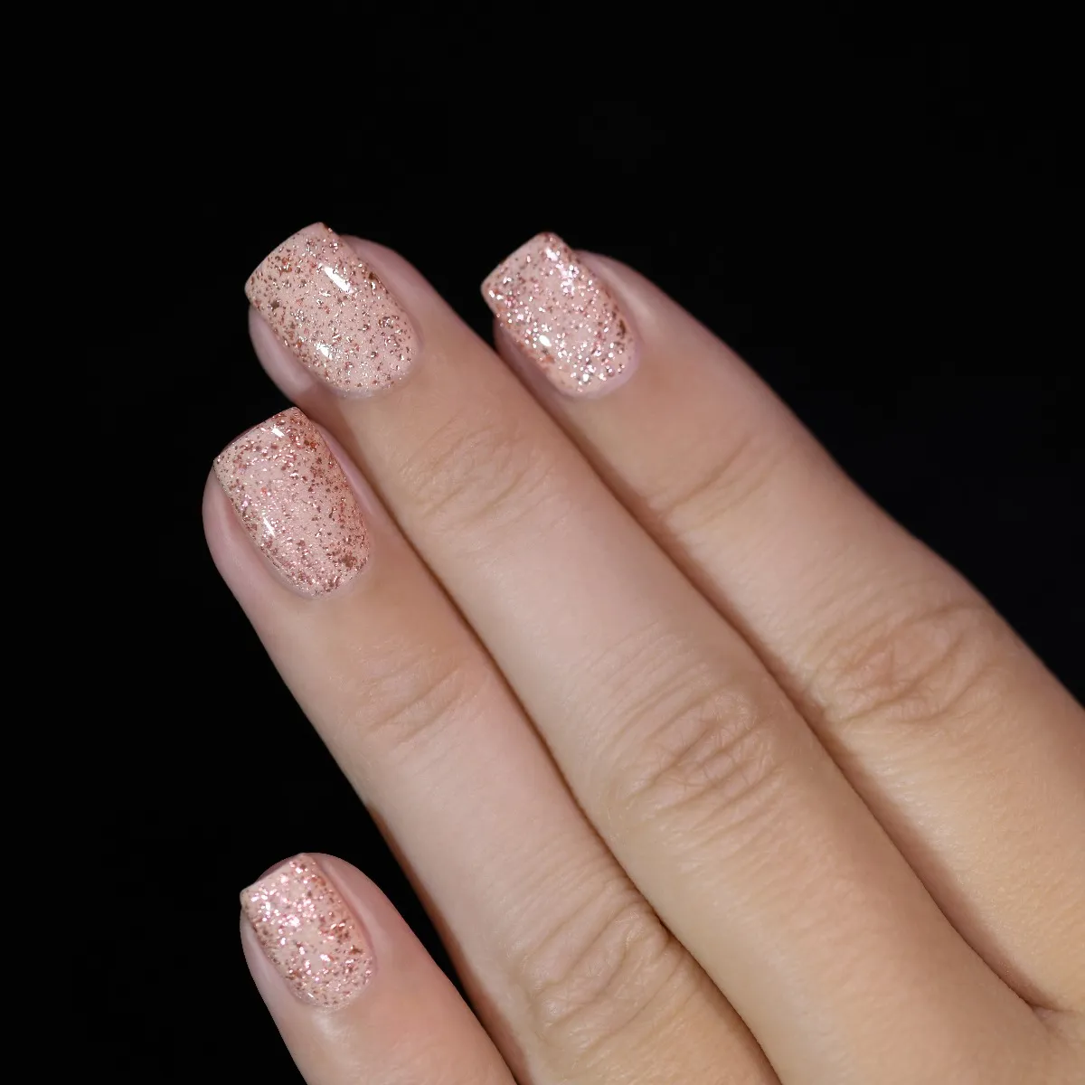 ILNP Empress nagellack rosa flakie topper