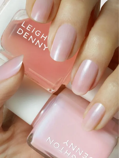 Leighton Denny Strengthen & Glow nagelvårdsset blush