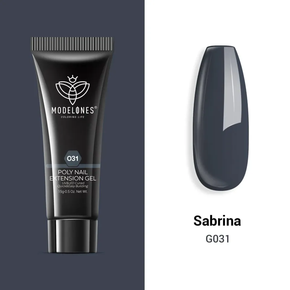Modelones Sabrina polygel 15g grå jelly