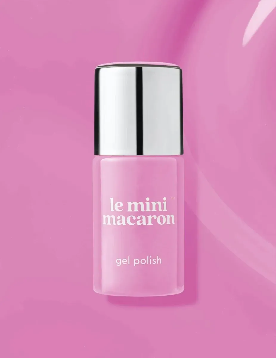 Le Mini Macaron Bubblegum Crush gellack bubblegumrosa täckande
