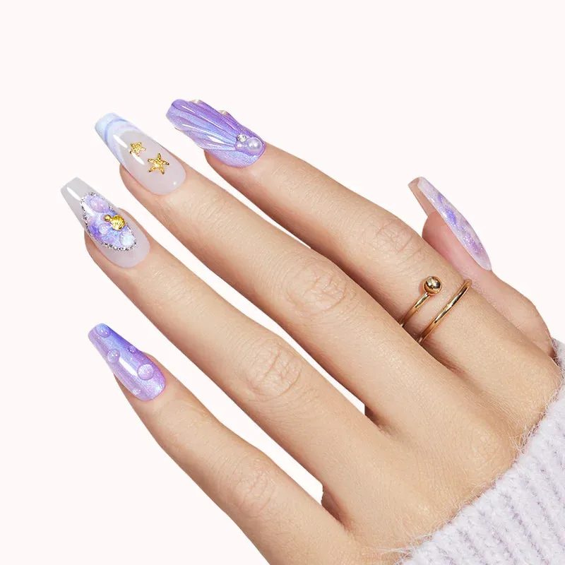Modelones Starry Cosmos gellackset 6-pack lila hemafri