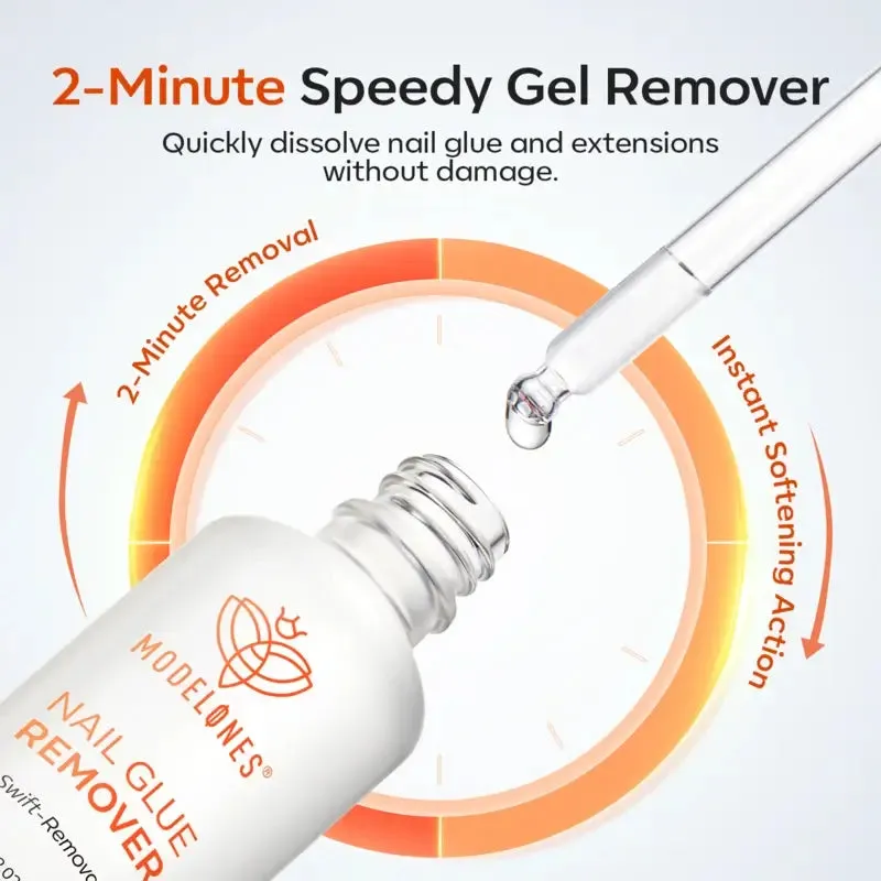 Modelones Nail Glue Remover nagellimborttagare 30ml skonsam